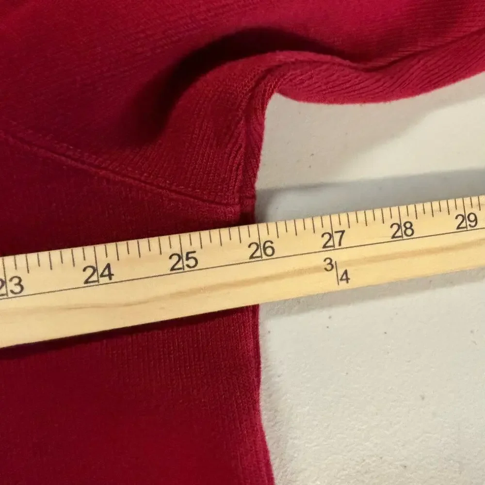 Polo Ralph Lauren‎ Sweater Men's XL Tall Burgundy Pull Over Quarter Zip Jacket